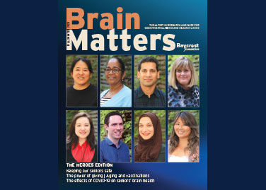 BRAIN MATTERS MAGAZINE Brain<i>Matters</i> - Fall/Winter 2020